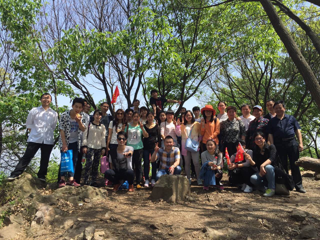 Groups arrived the top